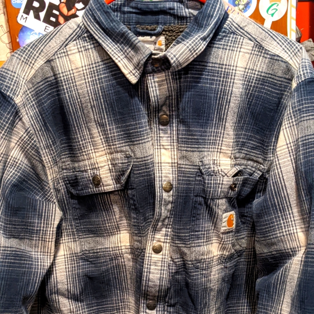 Carhartt Sherpa lined flannel